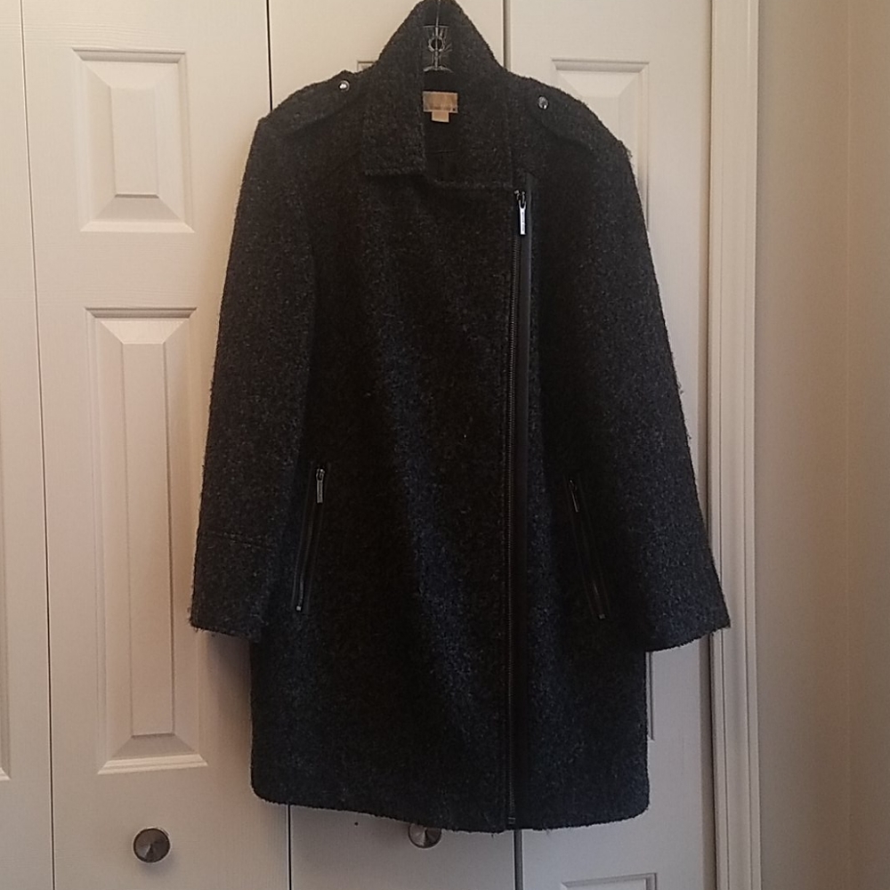 Michael Kors boiled wool winter coat 1x